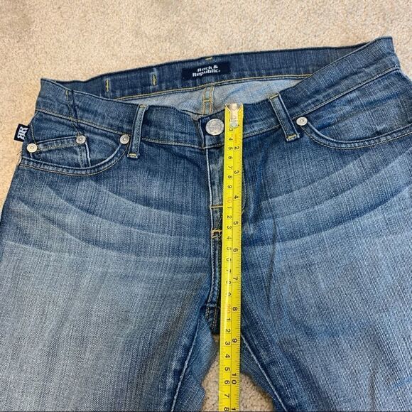 Rock & Republic denim jeans bootcut Crystal rhinestone Sz 28 stampede western - Picture 9 of 12